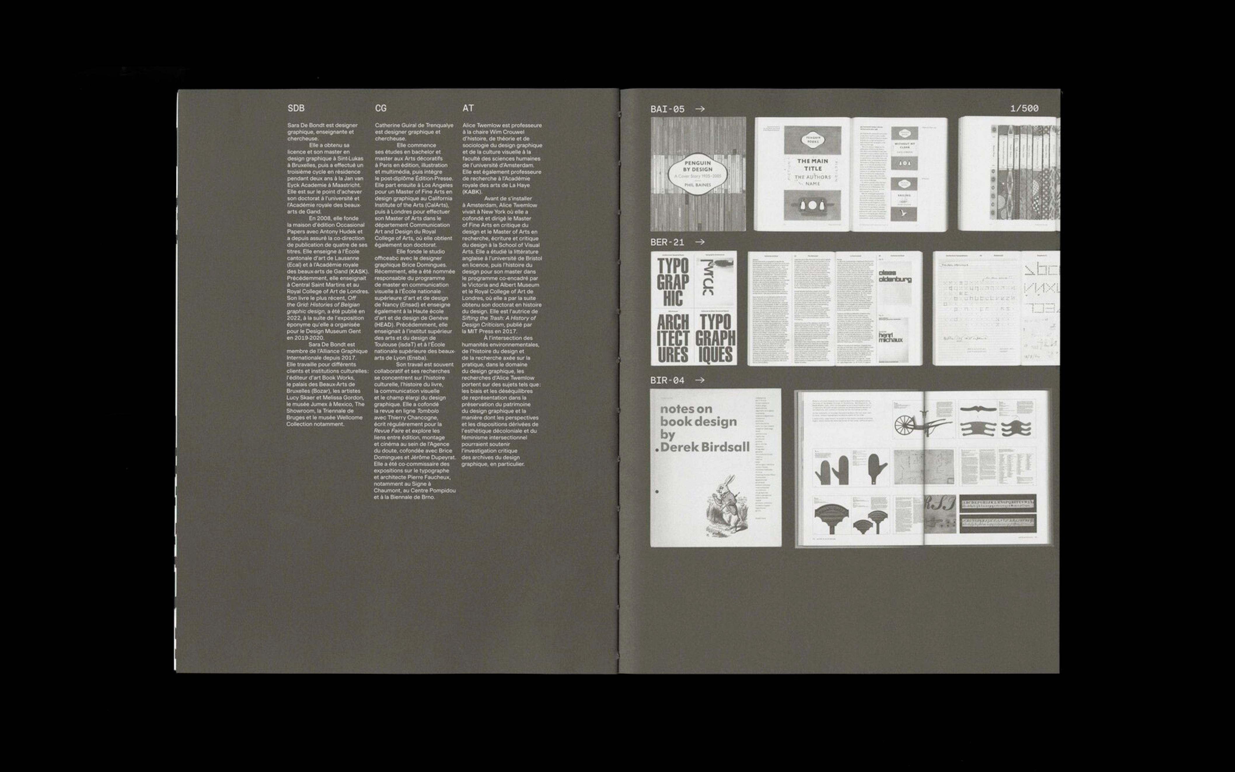 Graphisme en France, double spread