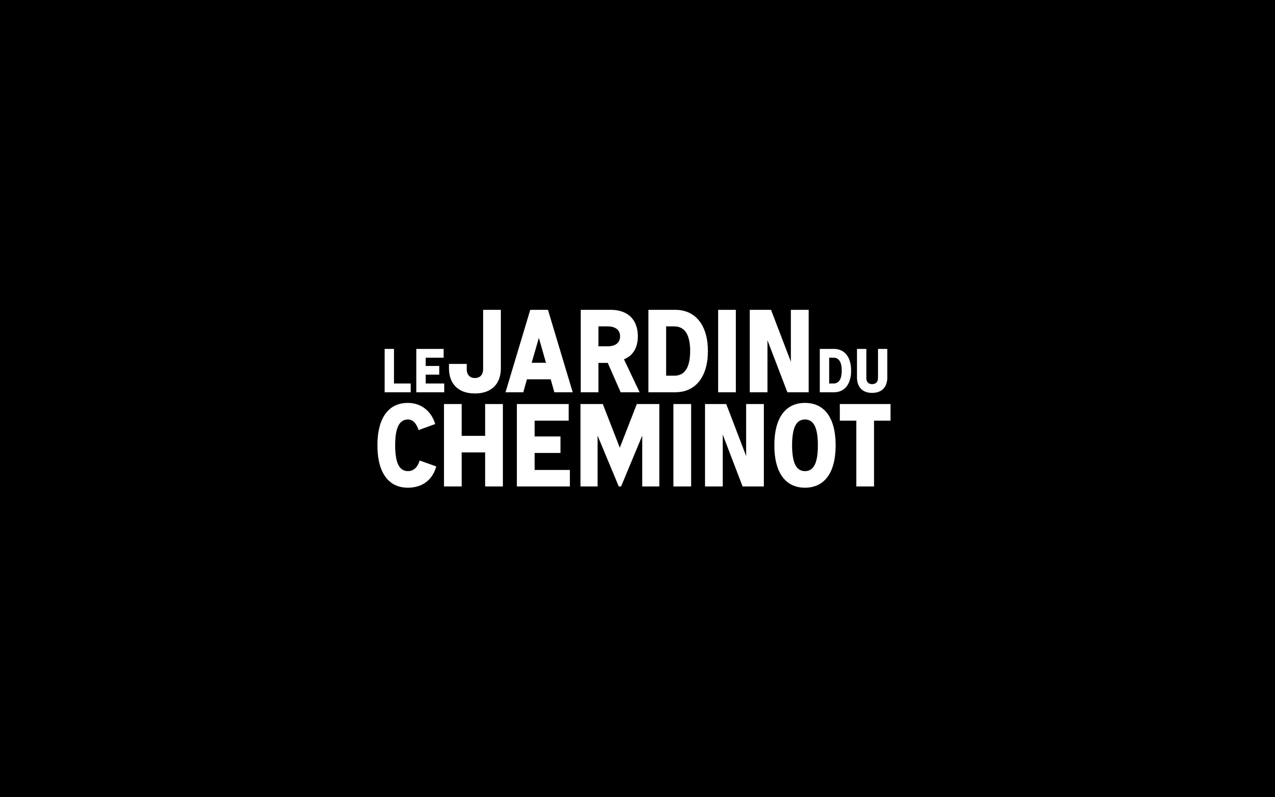 Le Jardin du Cheminot, graphic identity