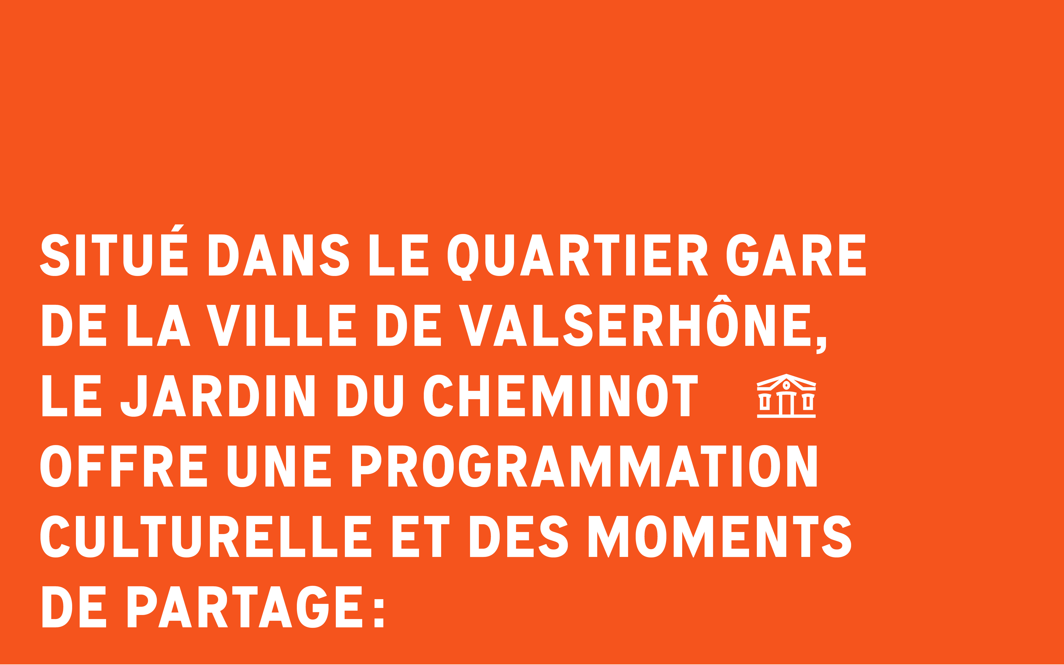 Le Jardin du Cheminot, graphic identity